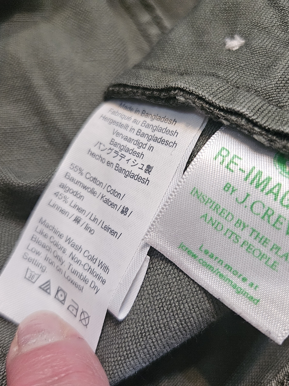 Men's J CREW Olive Green Utility Shorts Sz. 31 - Picture 6 of 7